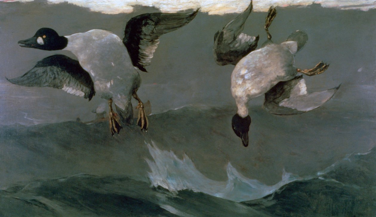 Oikea ja vasen, 1909 tekijältä Winslow Homer