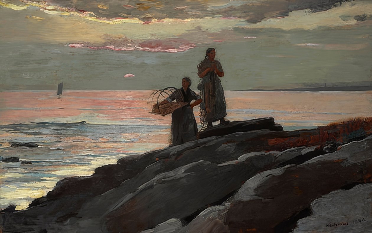 Saco Bay. 1896 tekijältä Winslow Homer