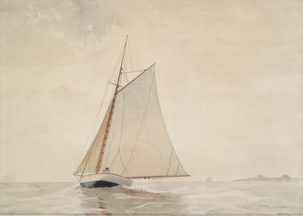 Purjehtimassa Gloucesterista tekijältä Winslow Homer