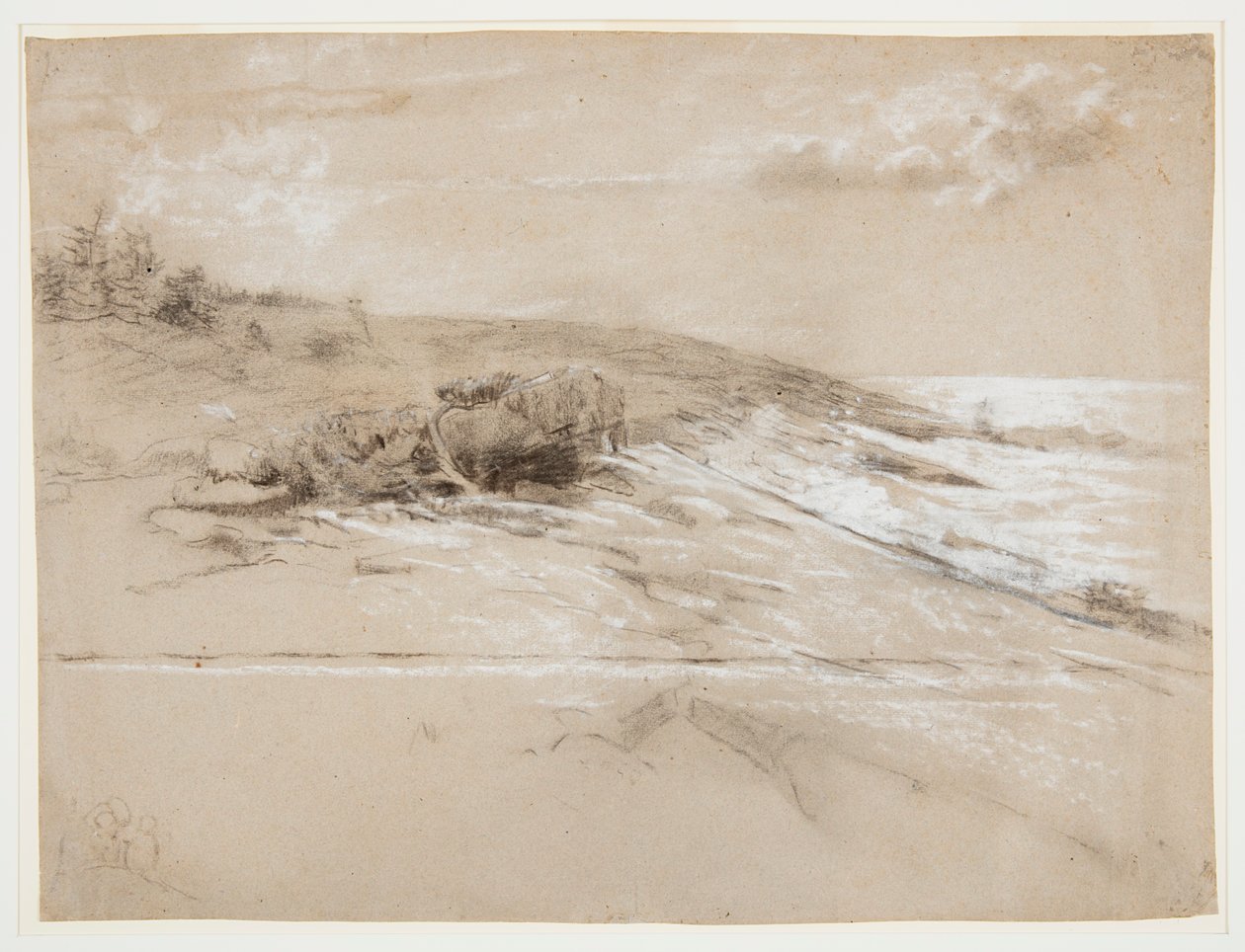 Merenranta, jossa on Scrub Pines, Prout