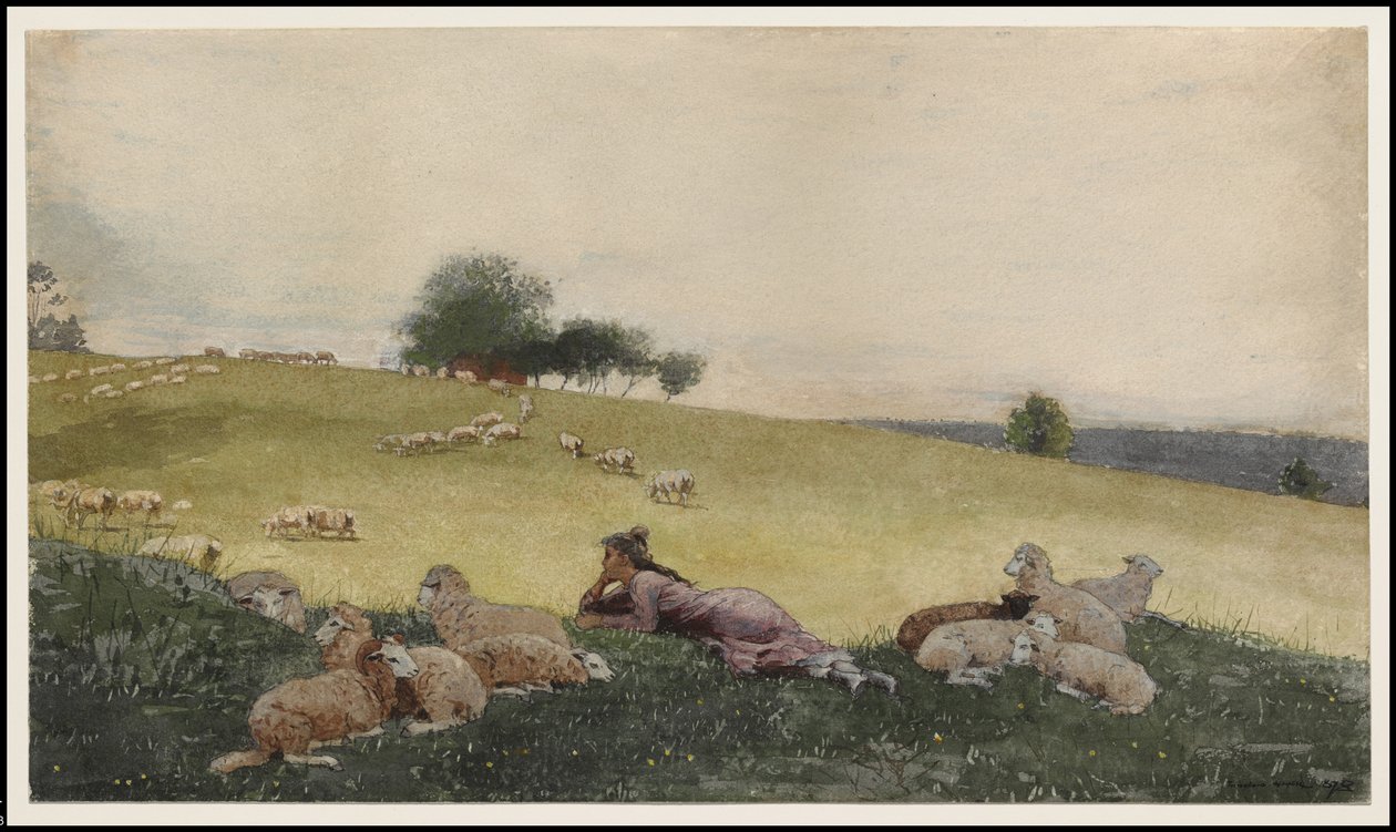 Houghton Farmin paimentar, 1878 tekijältä Winslow Homer