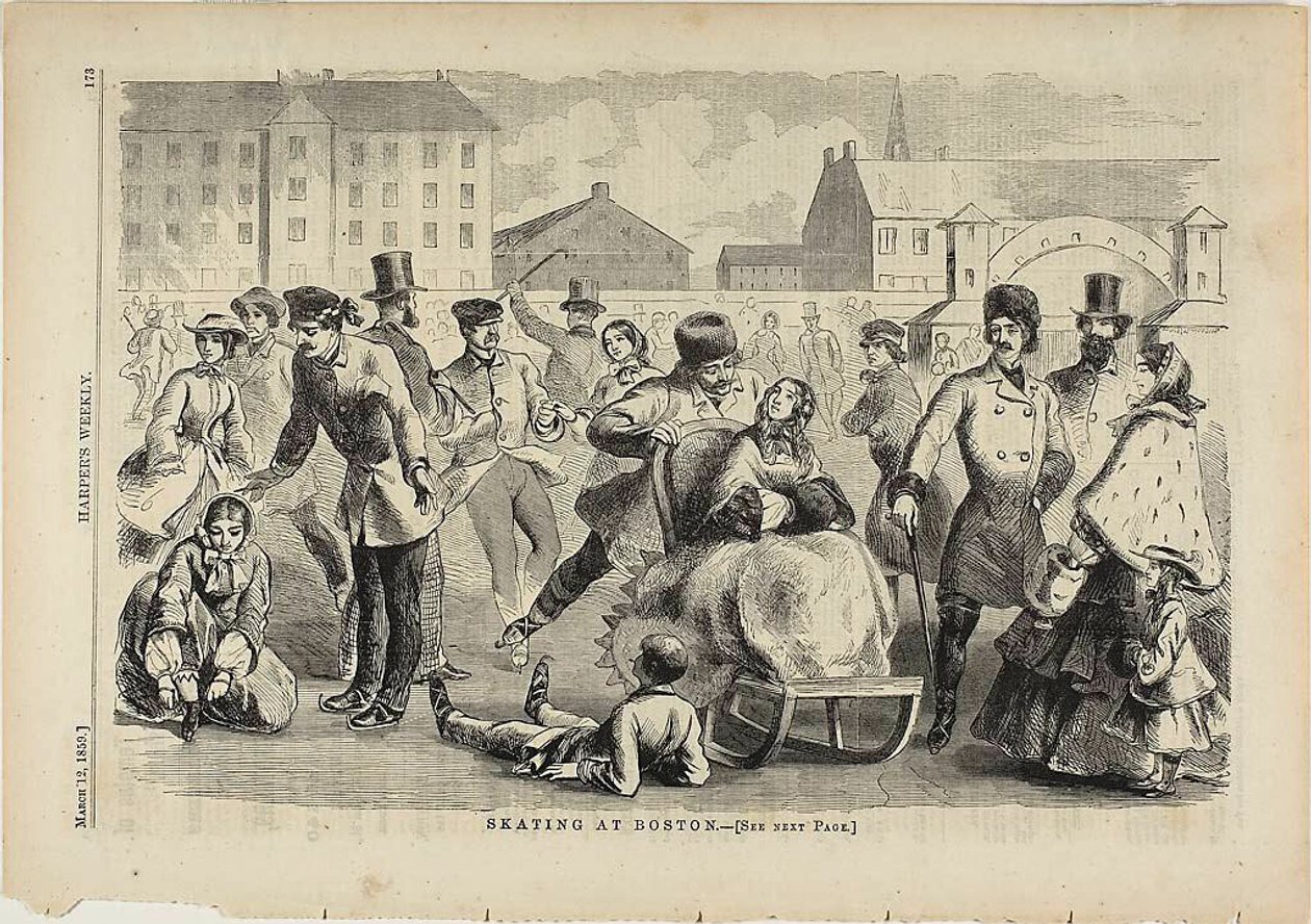 Luistelu Bostonissa tekijältä Winslow Homer