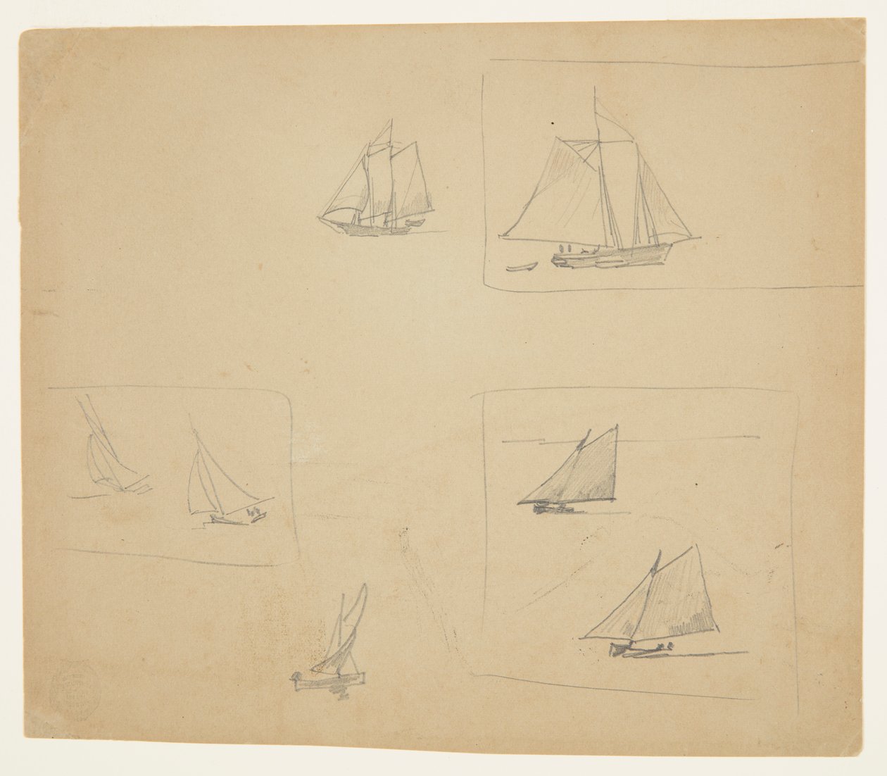 Luonnoksia purjehduskäsityöstä tekijältä Winslow Homer