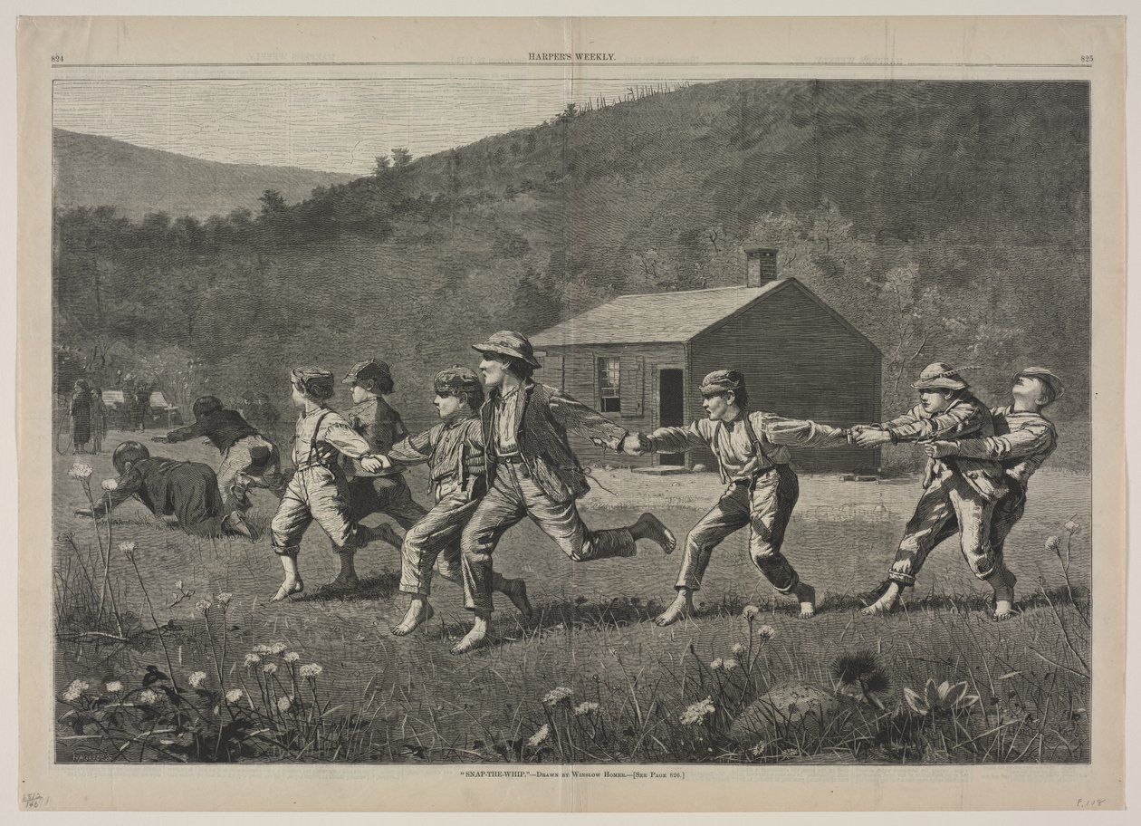 Snap-the-Whip, 1873. tekijältä Winslow Homer