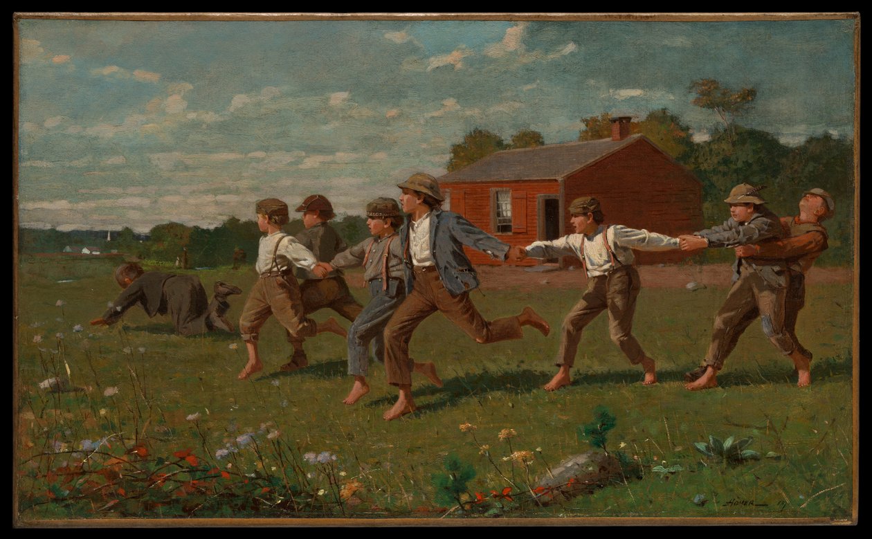 Snap the Whip tekijältä Winslow Homer