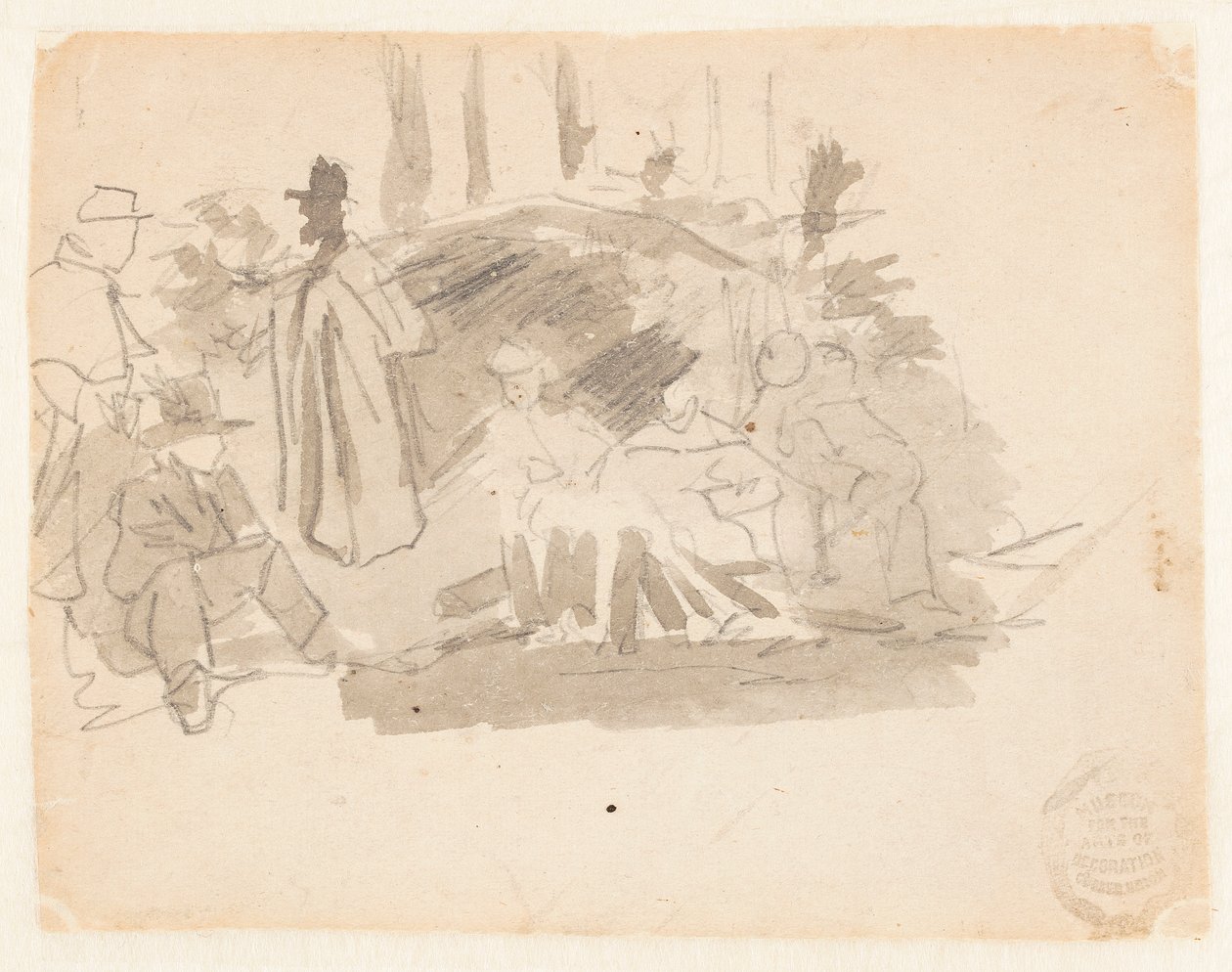 Sotilaiden leirintäalue tekijältä Winslow Homer
