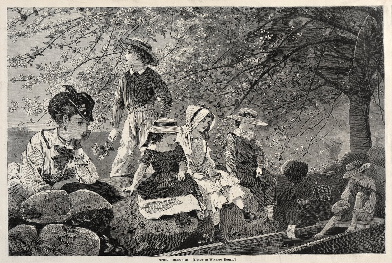 Kevään kukat tekijältä Winslow Homer