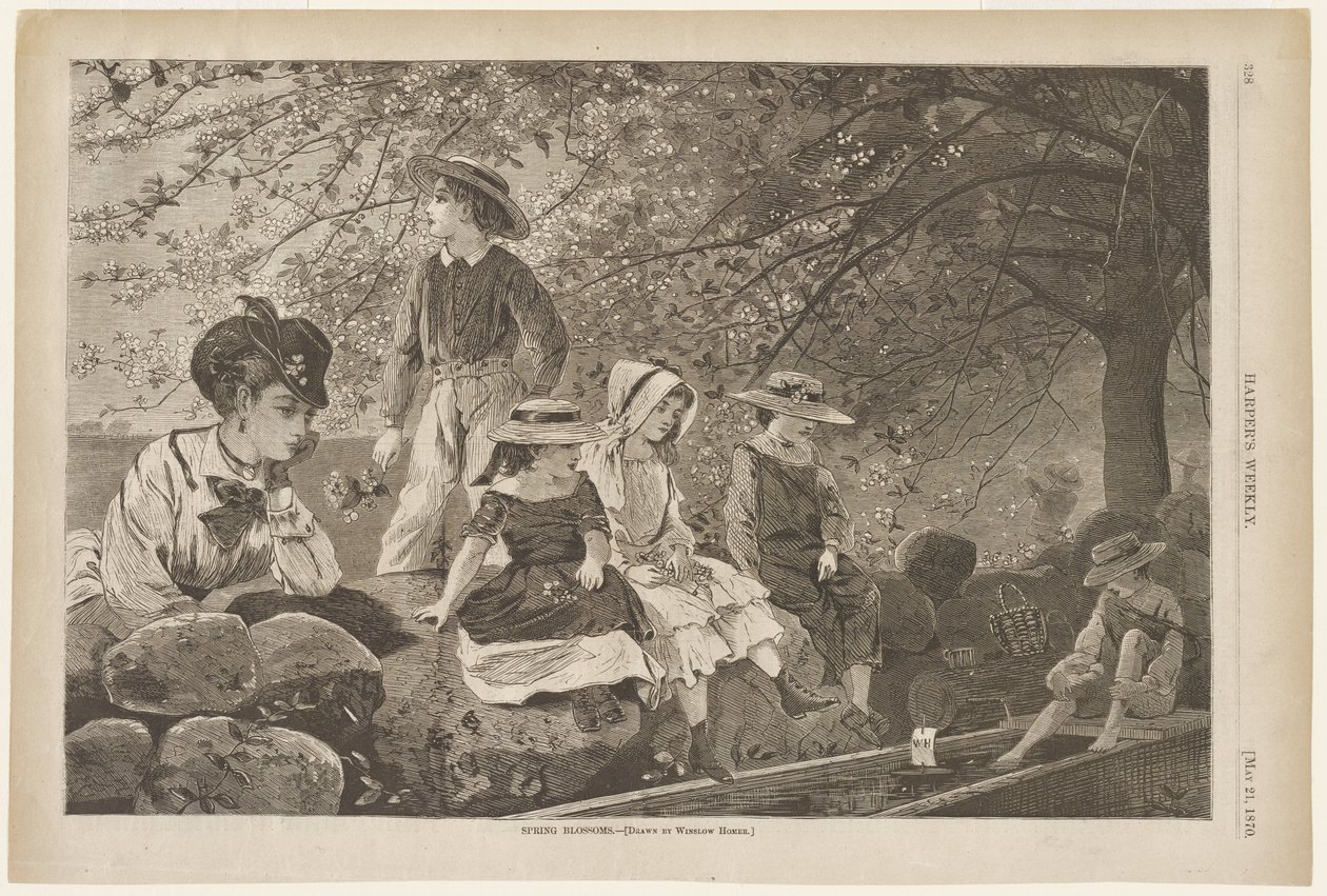 Kevätkukkia tekijältä Winslow Homer