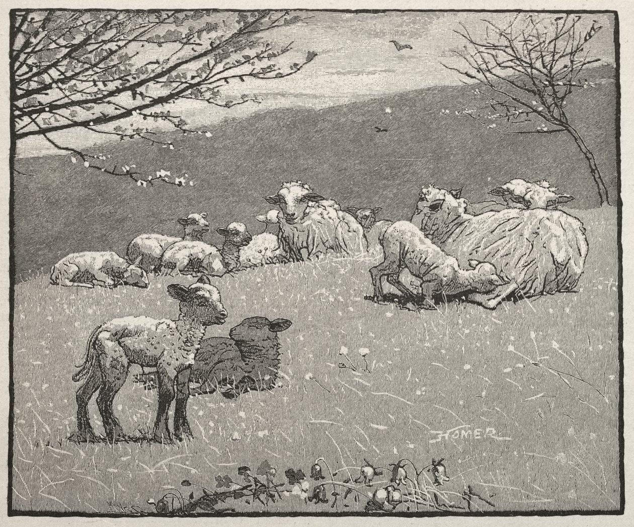 Kevätkaritsa tekijältä Winslow Homer