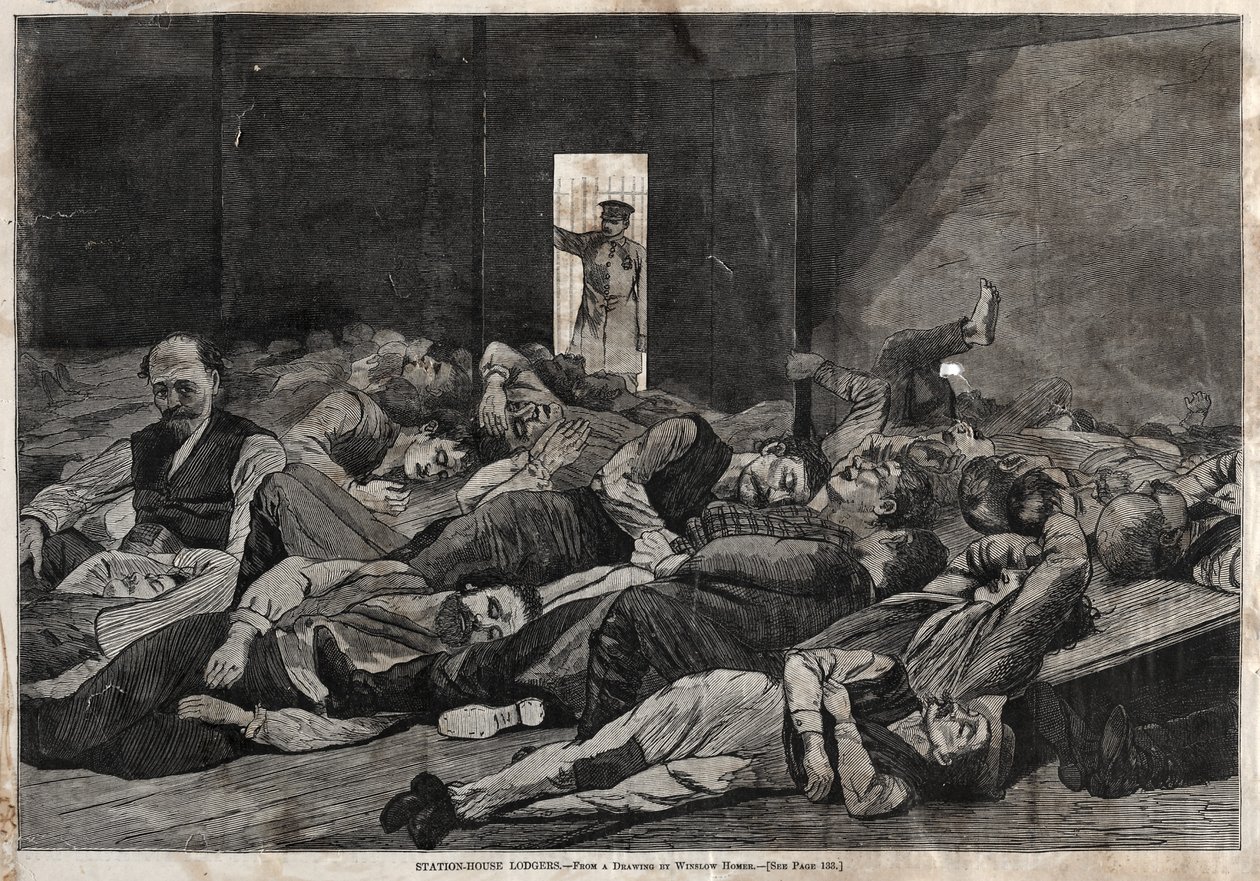 Asemarakennuksen majoittajat tekijältä Winslow Homer