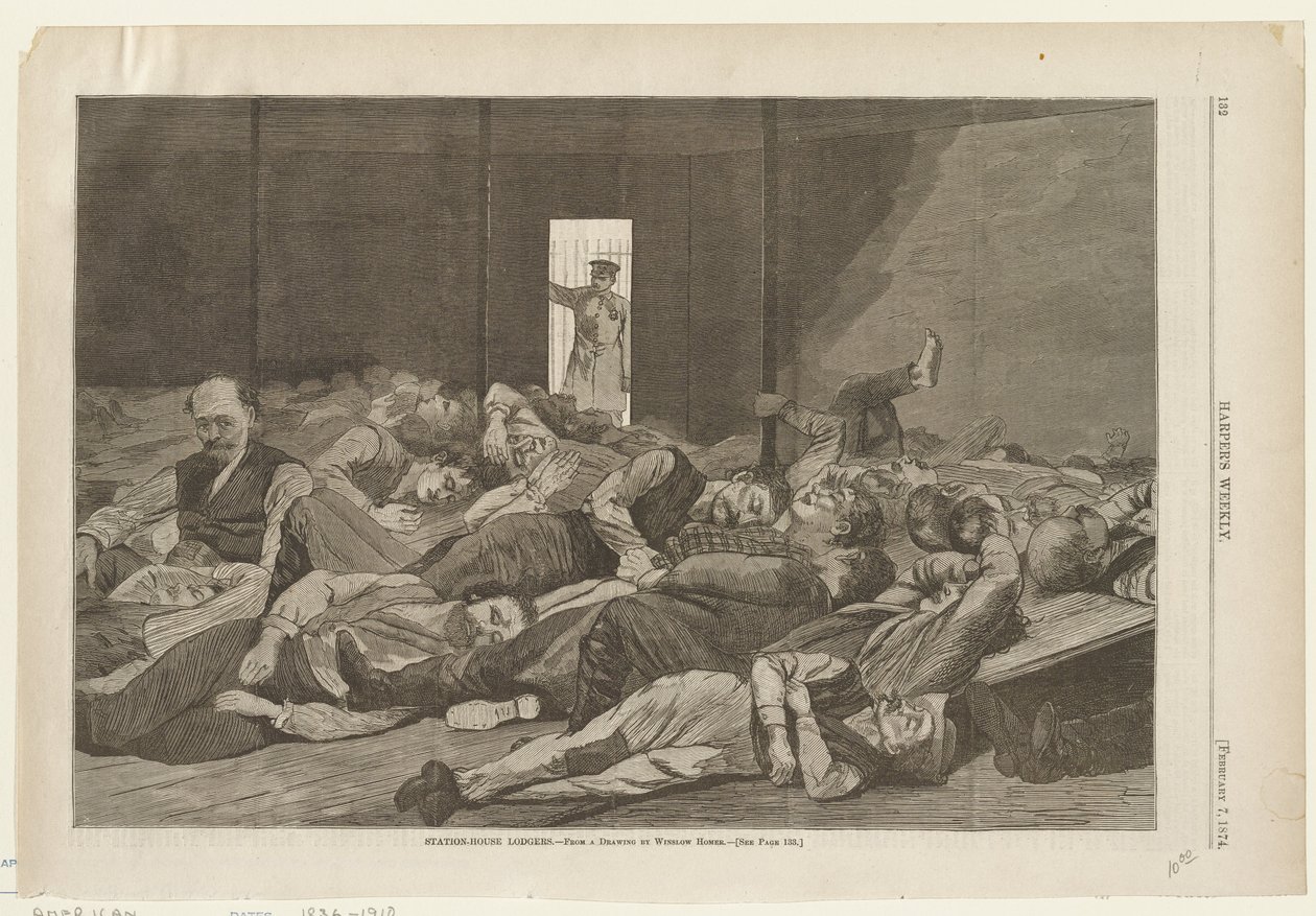 Poliisiaseman yöpyjät tekijältä Winslow Homer