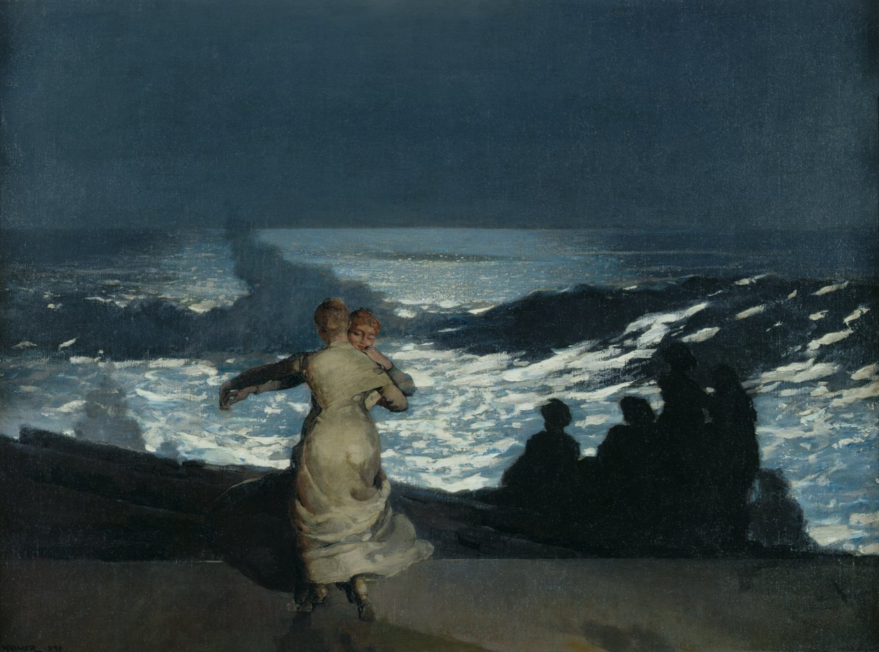 Kesäyö, 1890 tekijältä Winslow Homer