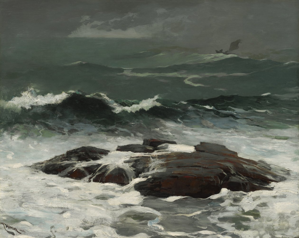 Kesämyrsky, 1904 tekijältä Winslow Homer