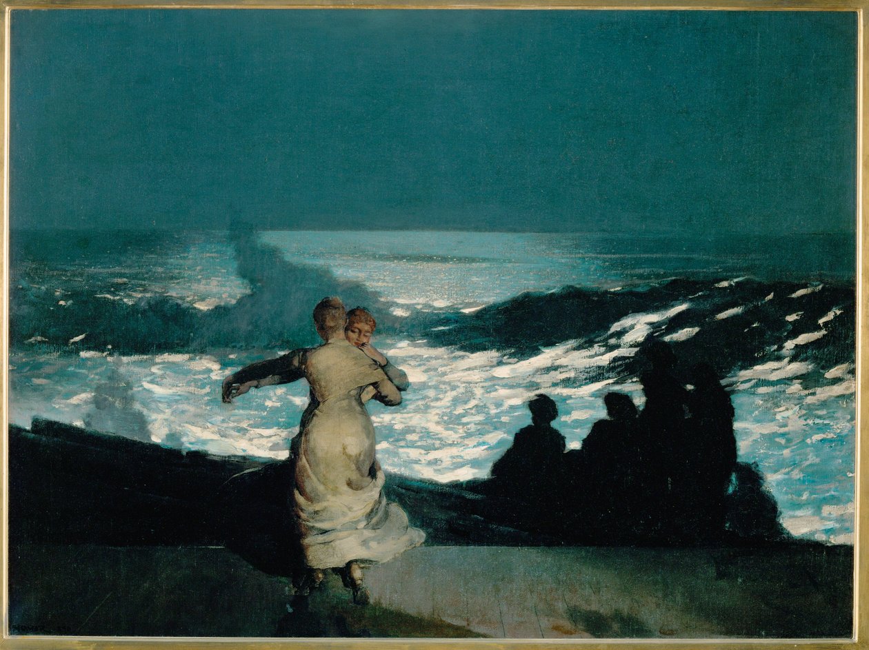 Summernight (maalaus kankaalle) tekijältä Winslow Homer
