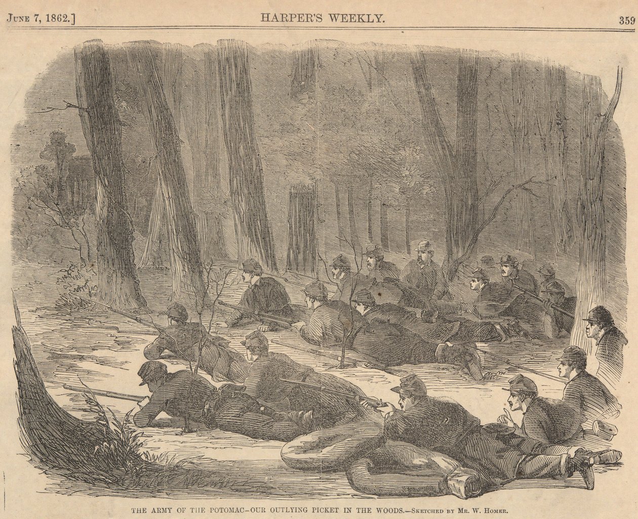Potomacin armeija tekijältä Winslow Homer