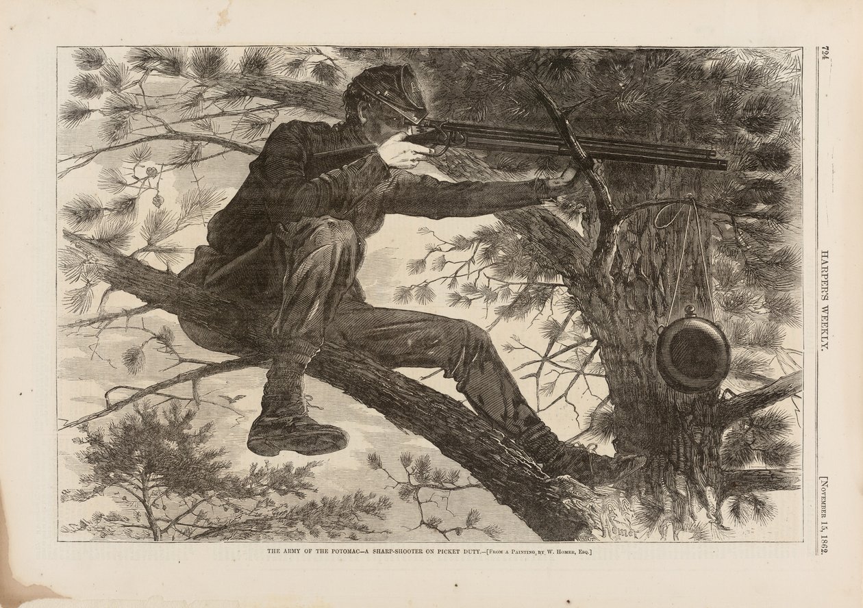 The Army of the Potomac, A Sharp-Shooter on Picket Duty, julkaistu Harper
