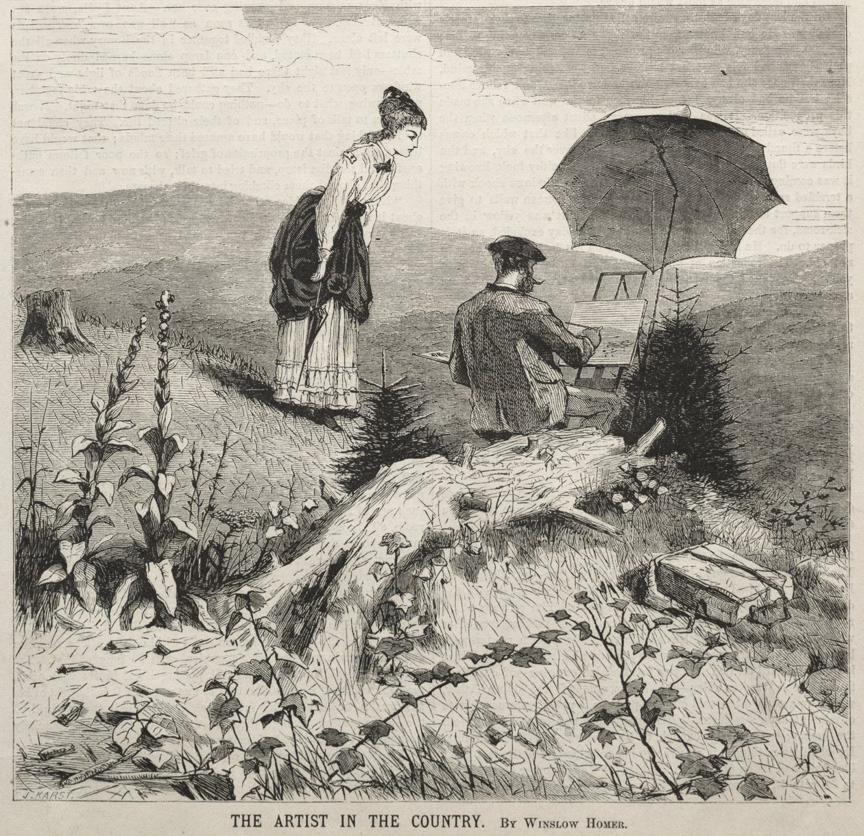 Taiteilija maaseudulla tekijältä Winslow Homer