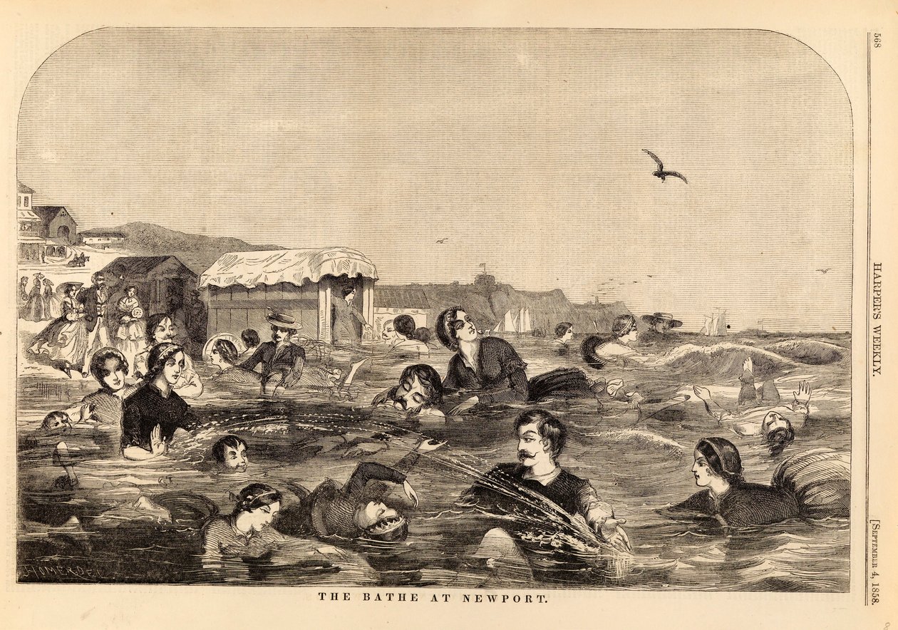 The Bathe [sic] at Newport, Harper