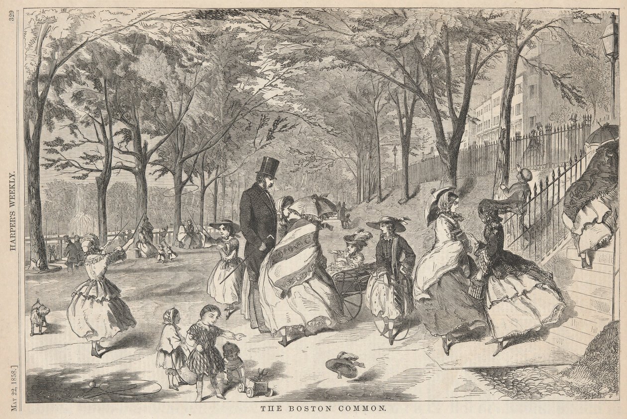 Boston Common, Harperilta tekijältä Winslow Homer