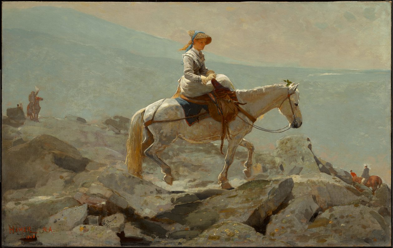 Ratsastuspolku, White Mountains tekijältä Winslow Homer