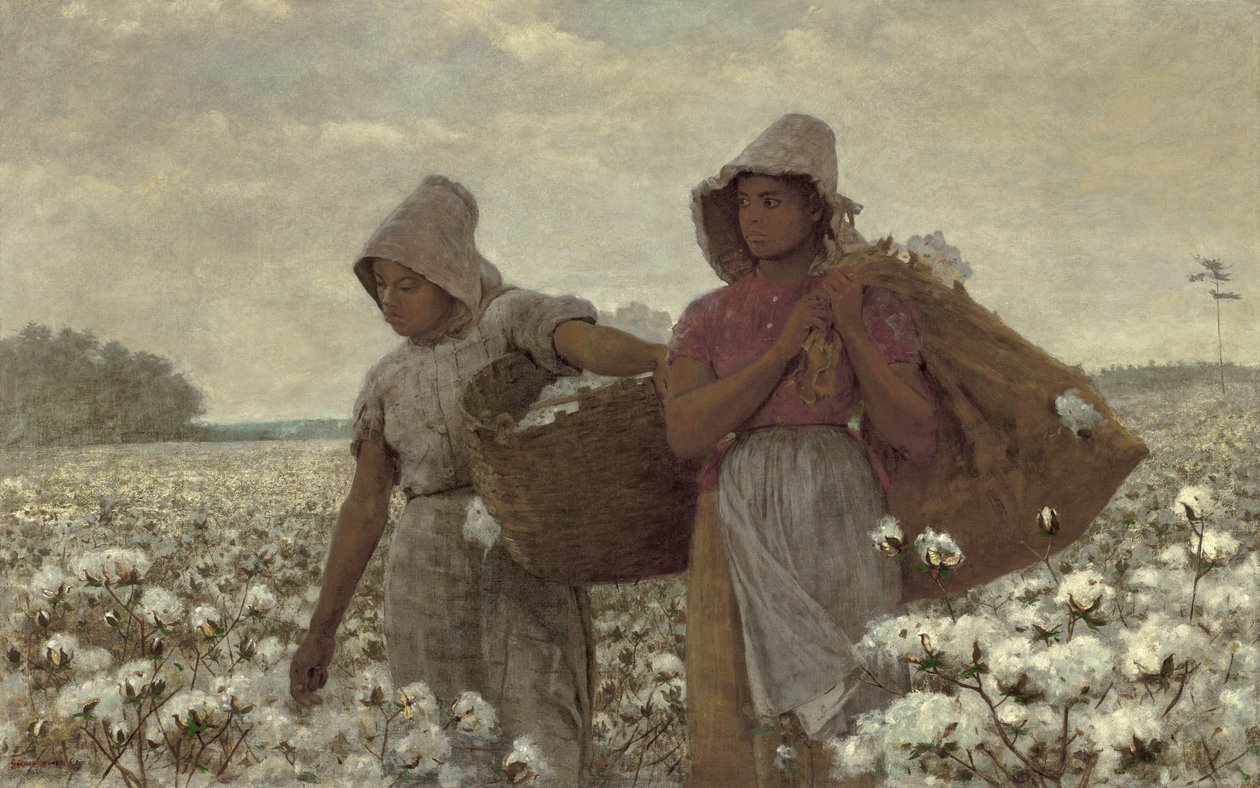 Cotton Pickers, 1876 tekijältä Winslow Homer