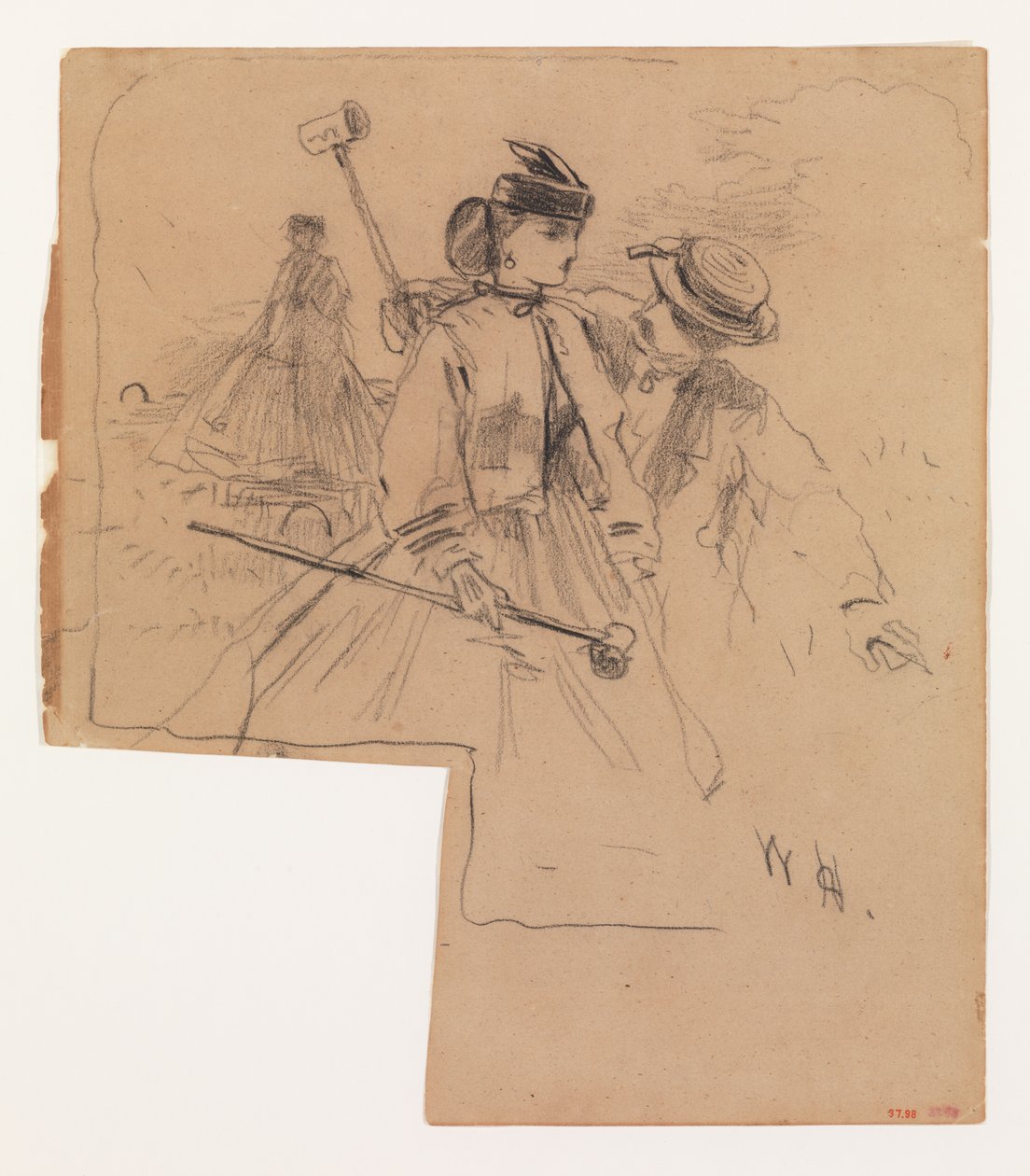 Die Krocketspieler tekijältä Winslow Homer