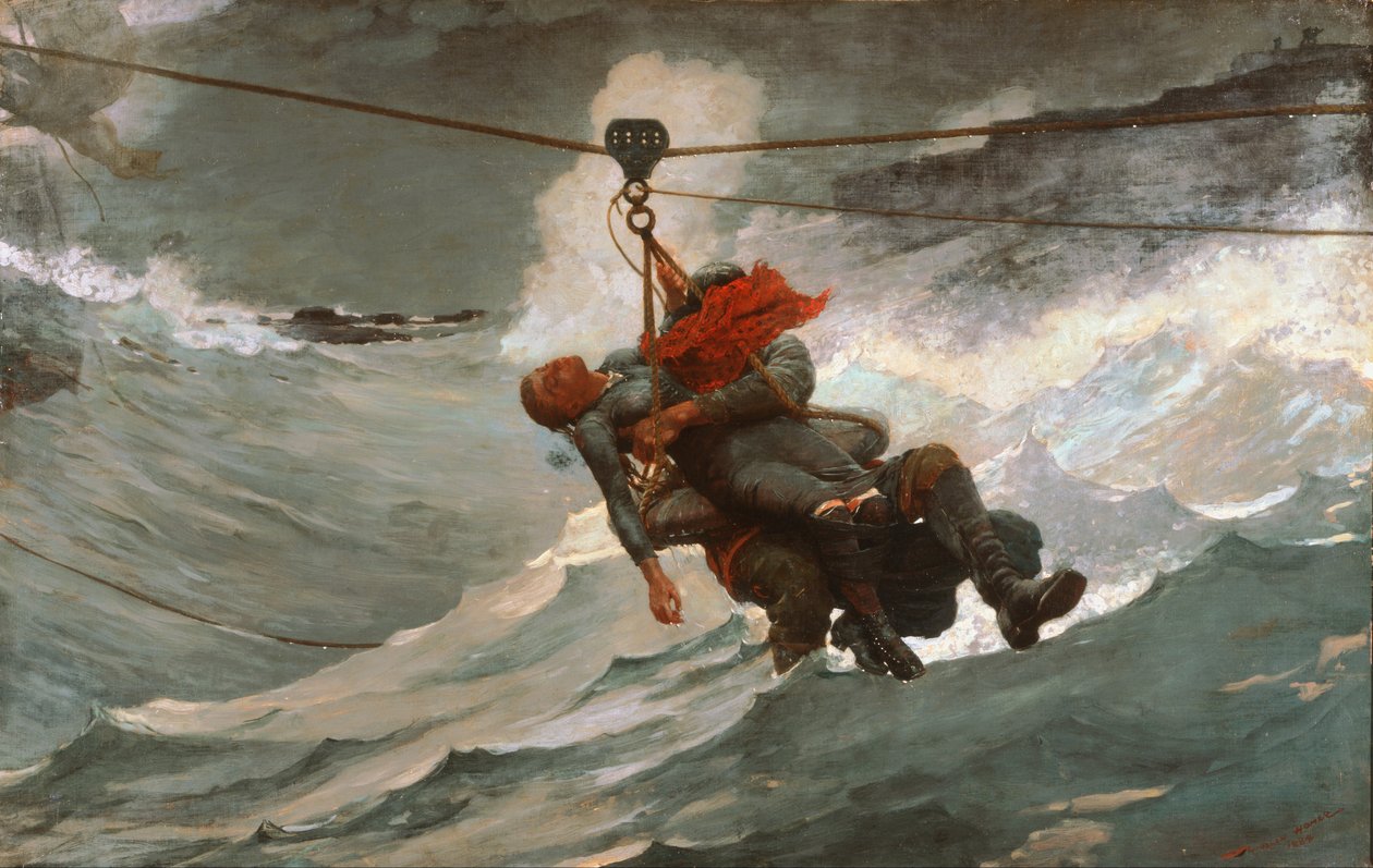 Pelastusköysi tekijältä Winslow Homer