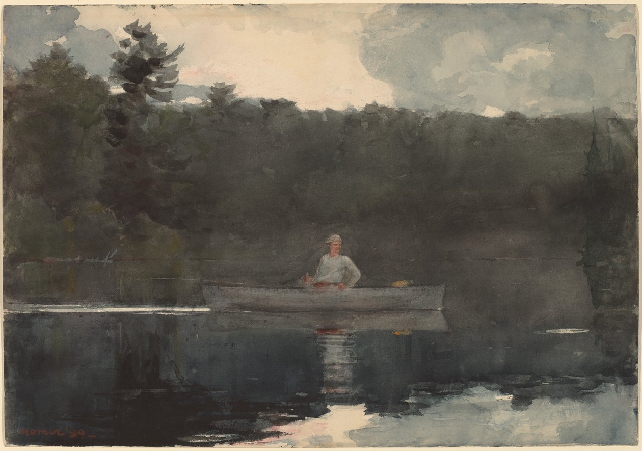 Yksinäinen kalastaja tekijältä Winslow Homer