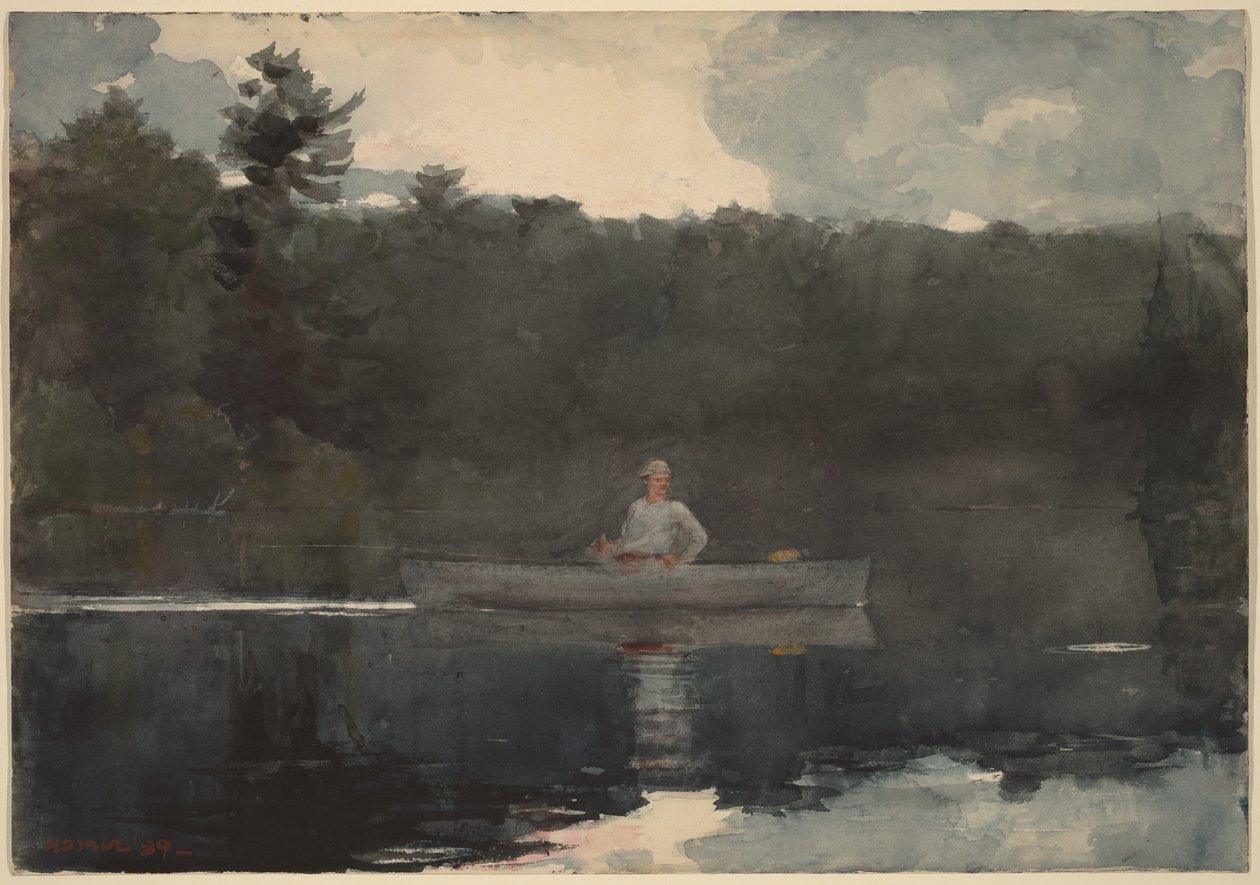 Yksinäinen kalastaja tekijältä Winslow Homer
