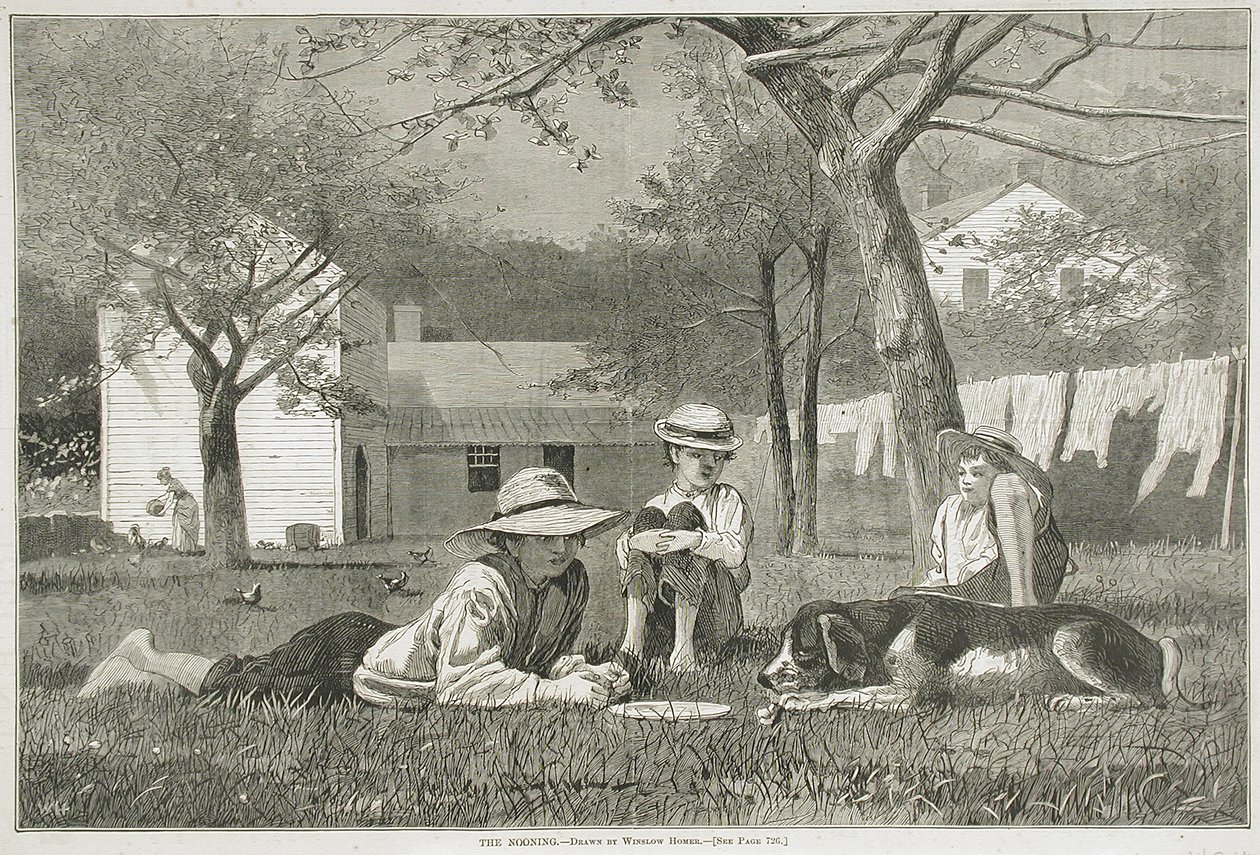 Keskipäivän lepohetki tekijältä Winslow Homer