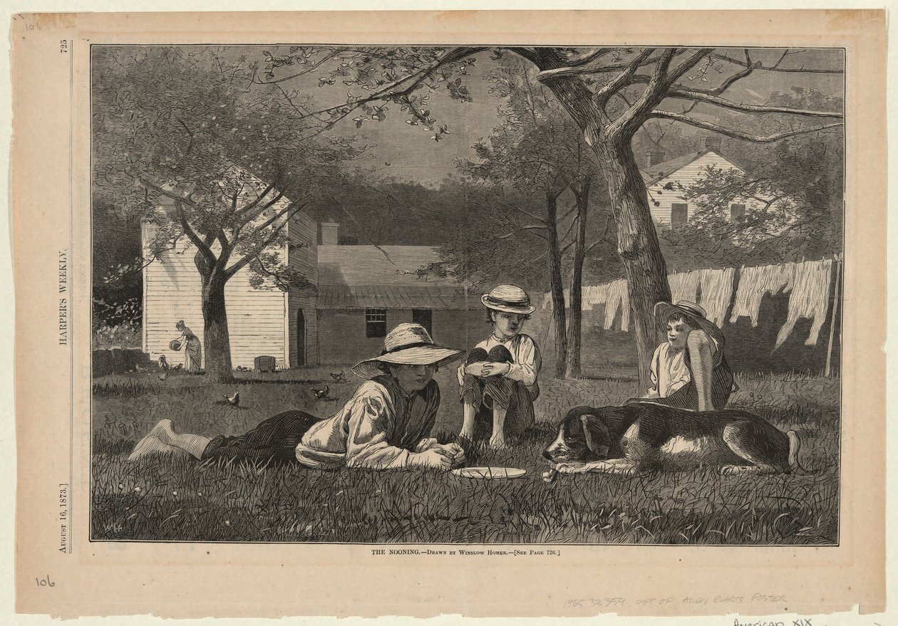 The Nooning, Harperilta tekijältä Winslow Homer