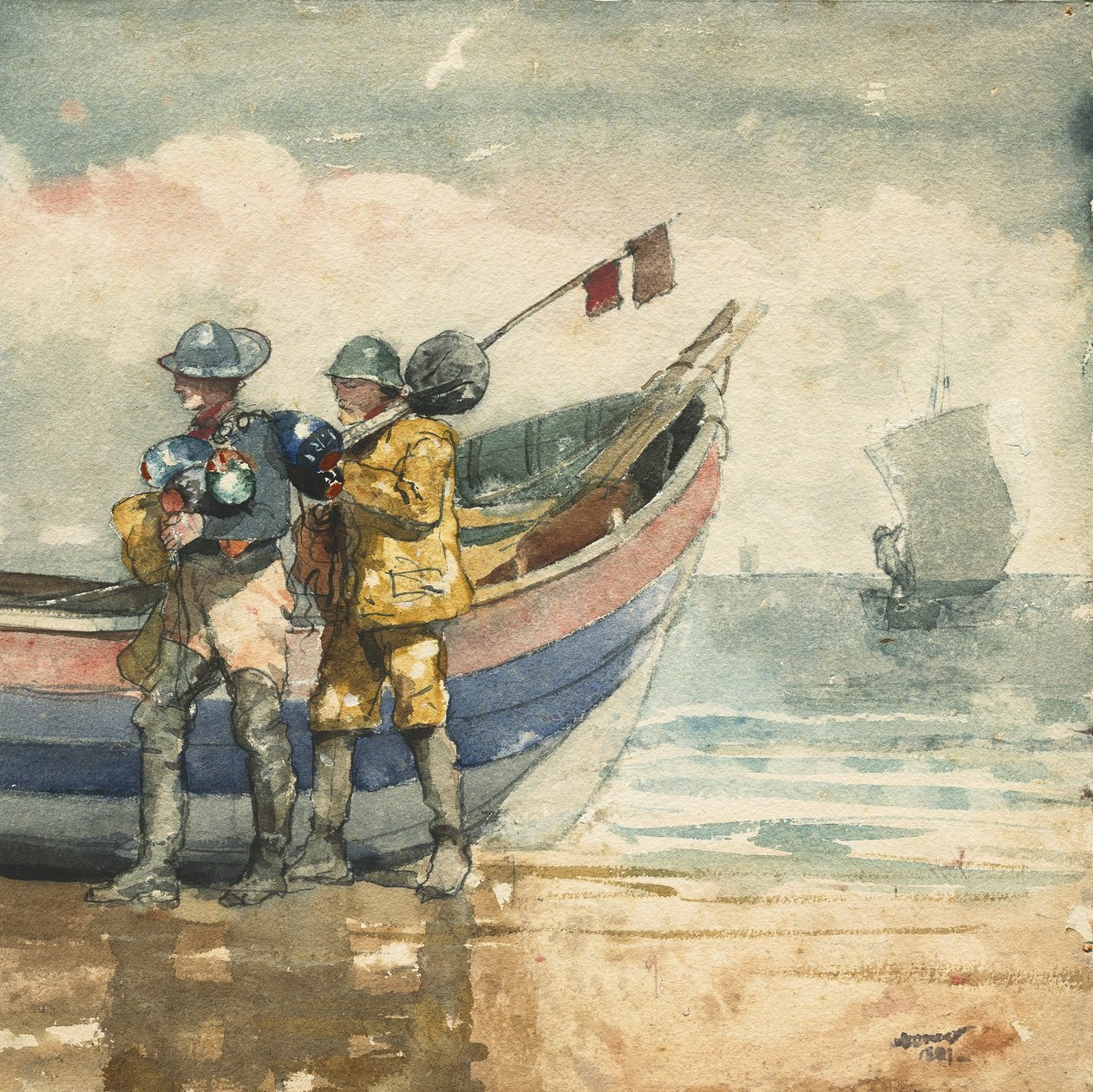 Paluu, Tynemouth tekijältä Winslow Homer