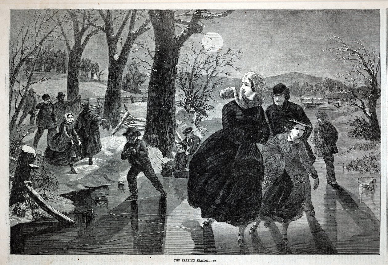 The Skating Season--1862, Harper