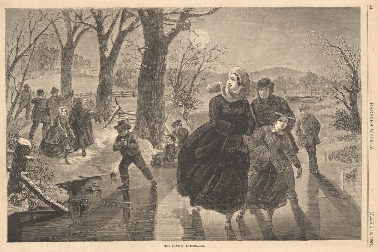 La temporada de patinatge finès tekijältä Winslow Homer