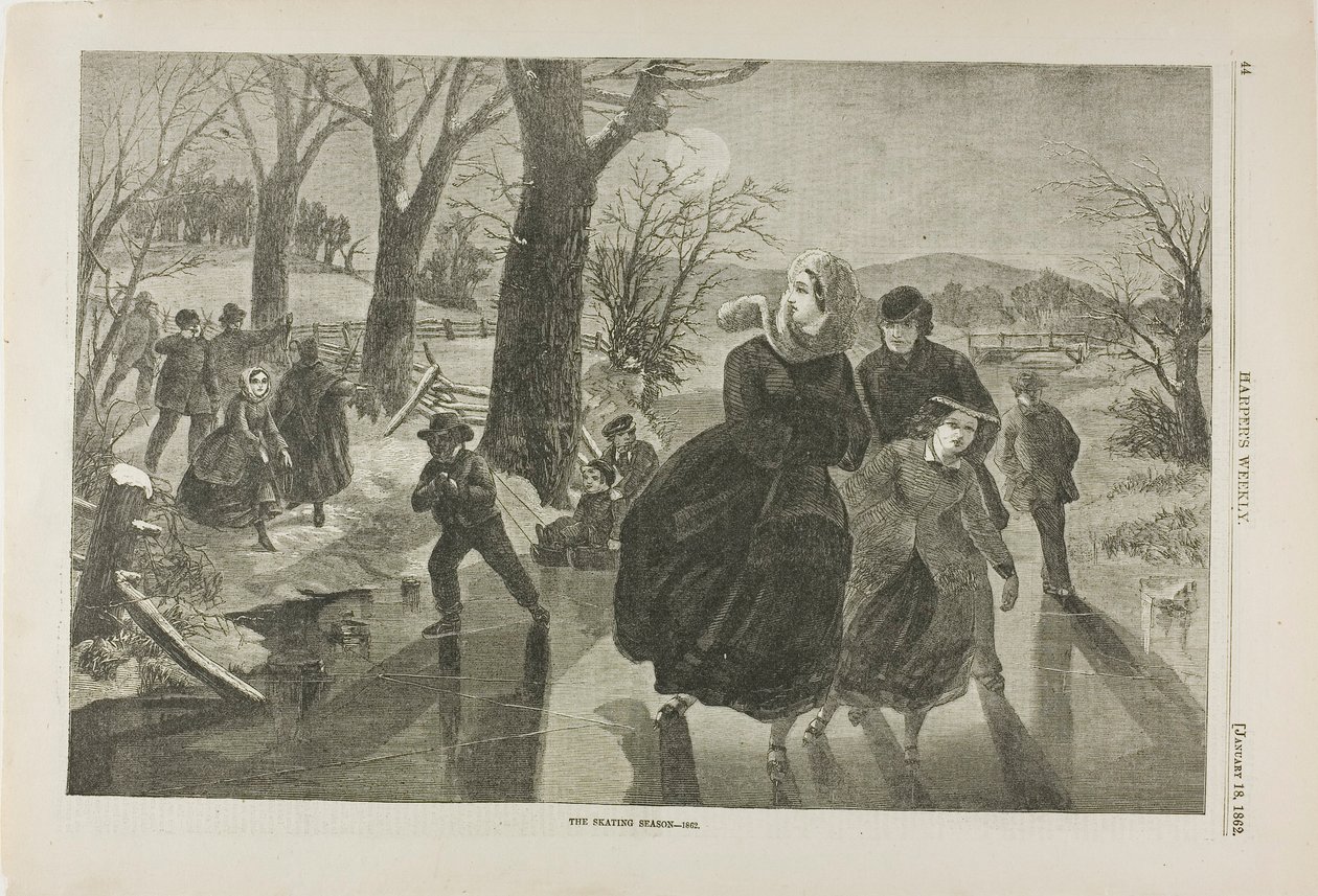 Luistelukausi tekijältä Winslow Homer