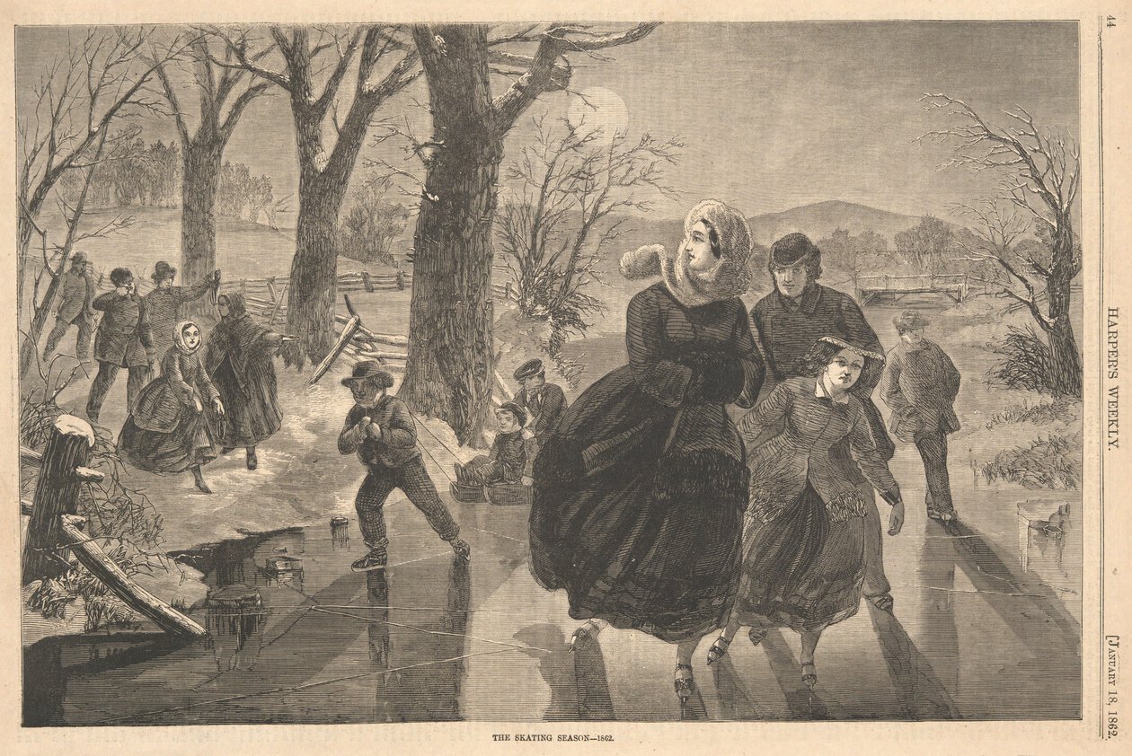 Luistelukausi tekijältä Winslow Homer