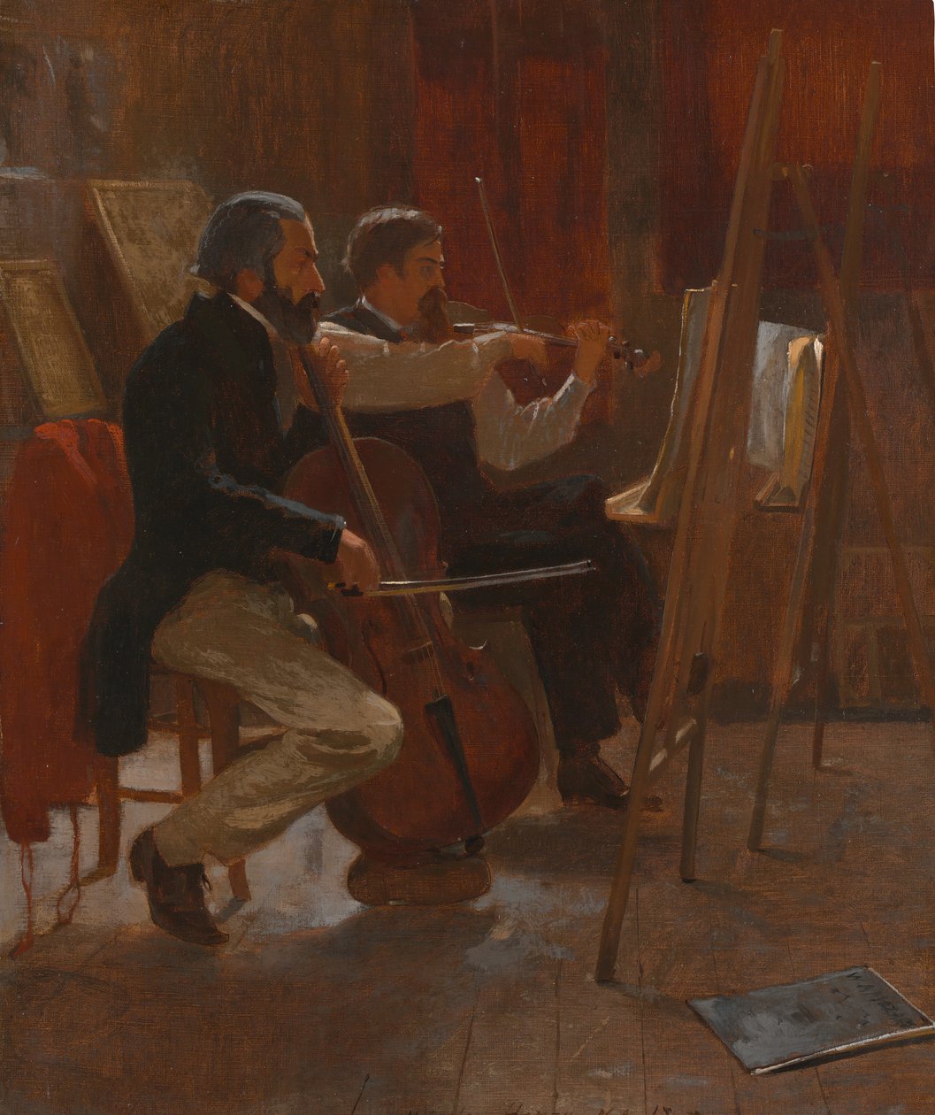 Studio, 1867. tekijältä Winslow Homer