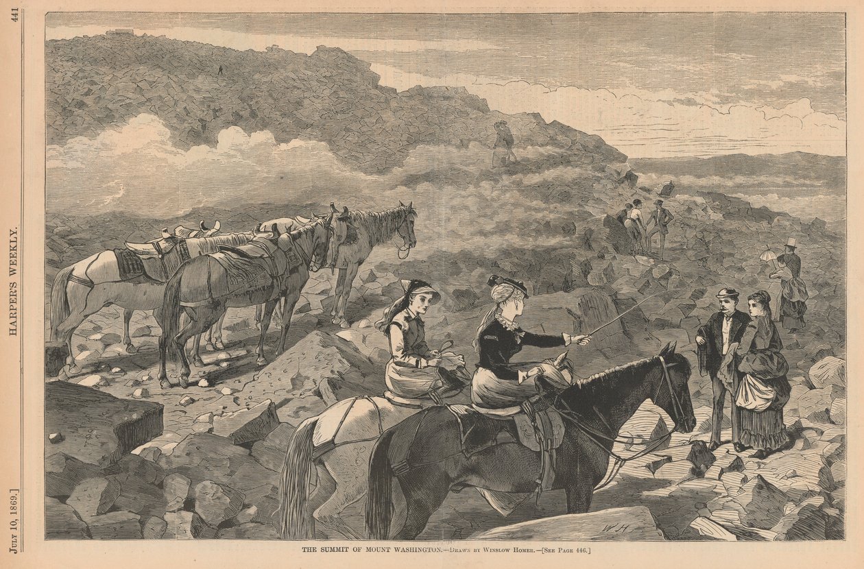 Mount Washingtonin huippukokous, Harperilta tekijältä Winslow Homer