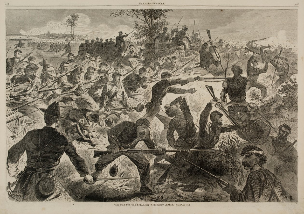 The War for the Union 1862--A Bayonet Charge, Harper