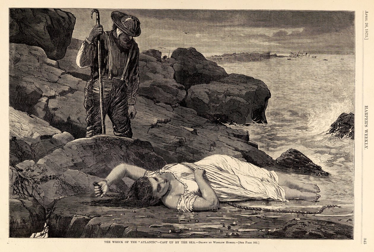 Hylky "Atlantic"-aluksella - Merelle heitetty, Harper