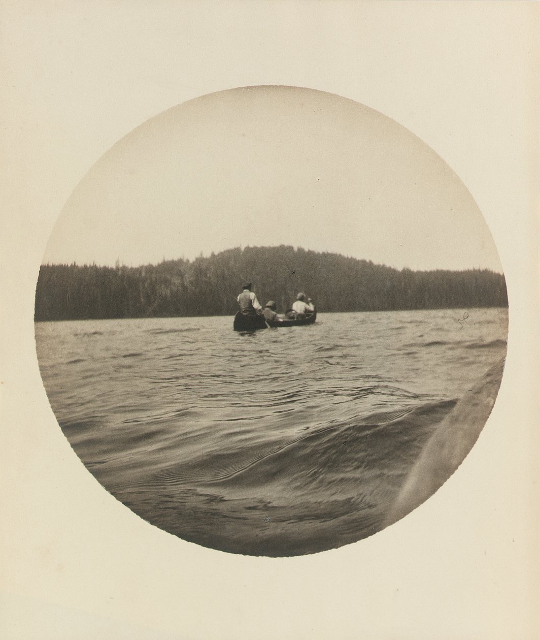Kolme meloijaa, Lake St. John, Quebecin maakunta, n. 1895, n. 1904 (gelatiinihopeaprintti) tekijältä Winslow Homer