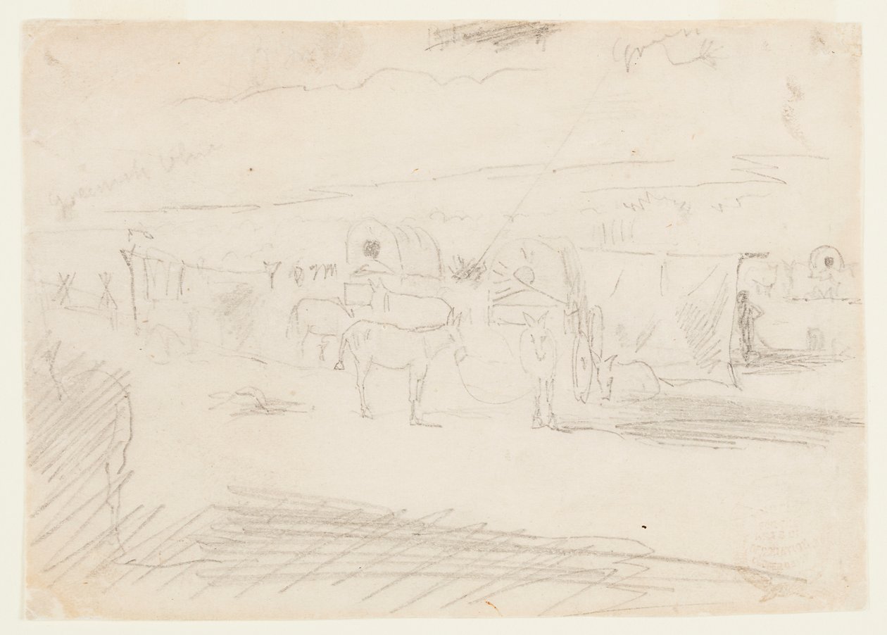 Armeijan vaunujen juna tekijältä Winslow Homer