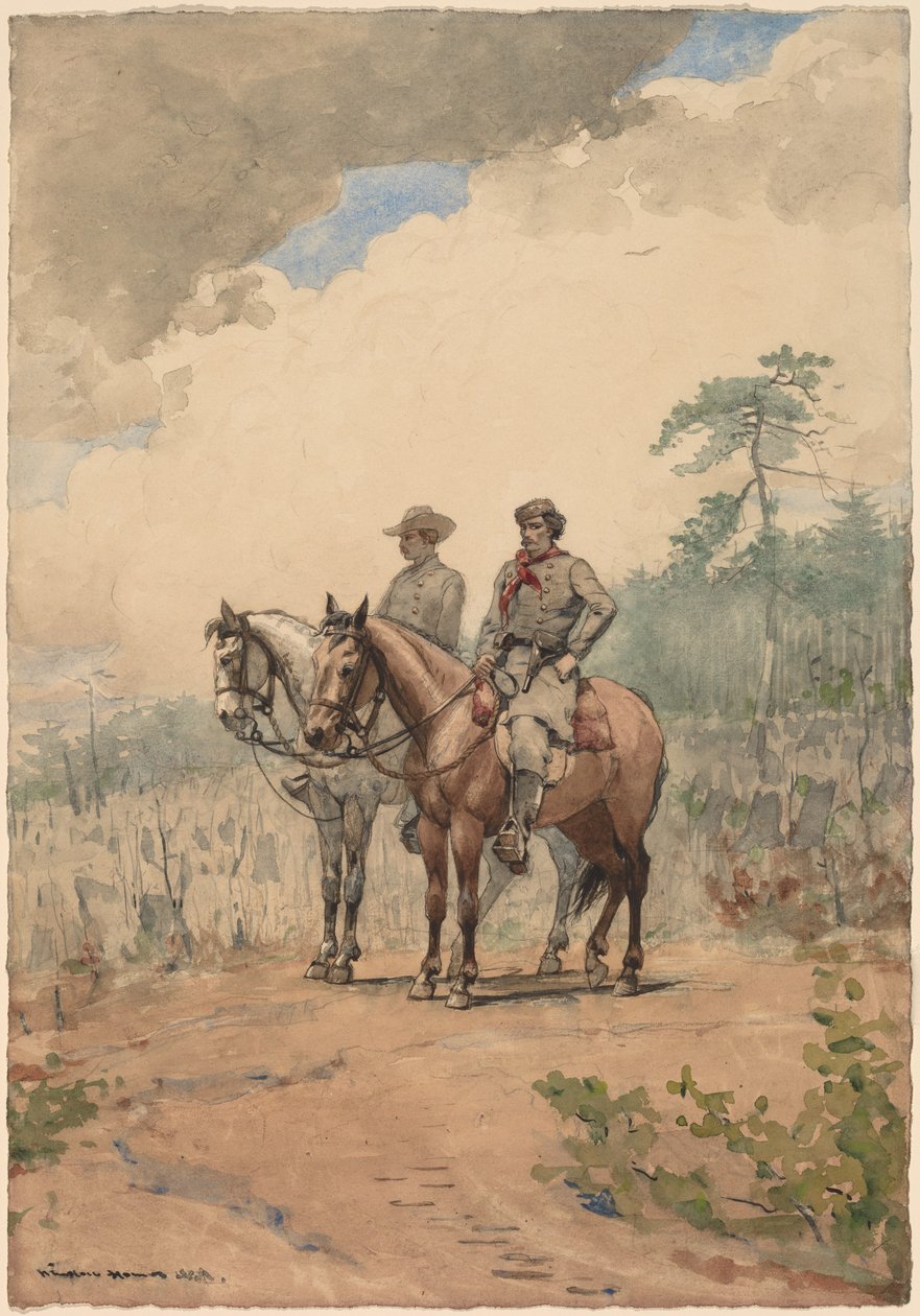 Kaksi partiolaista, 1887. tekijältä Winslow Homer