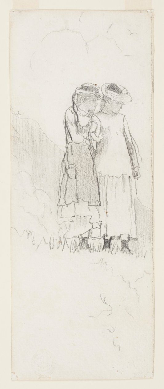 Kaksi nuorta tyttöä pellolla tekijältä Winslow Homer