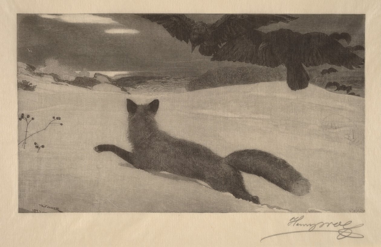 Talvi, ketunmetsästys tekijältä Winslow Homer
