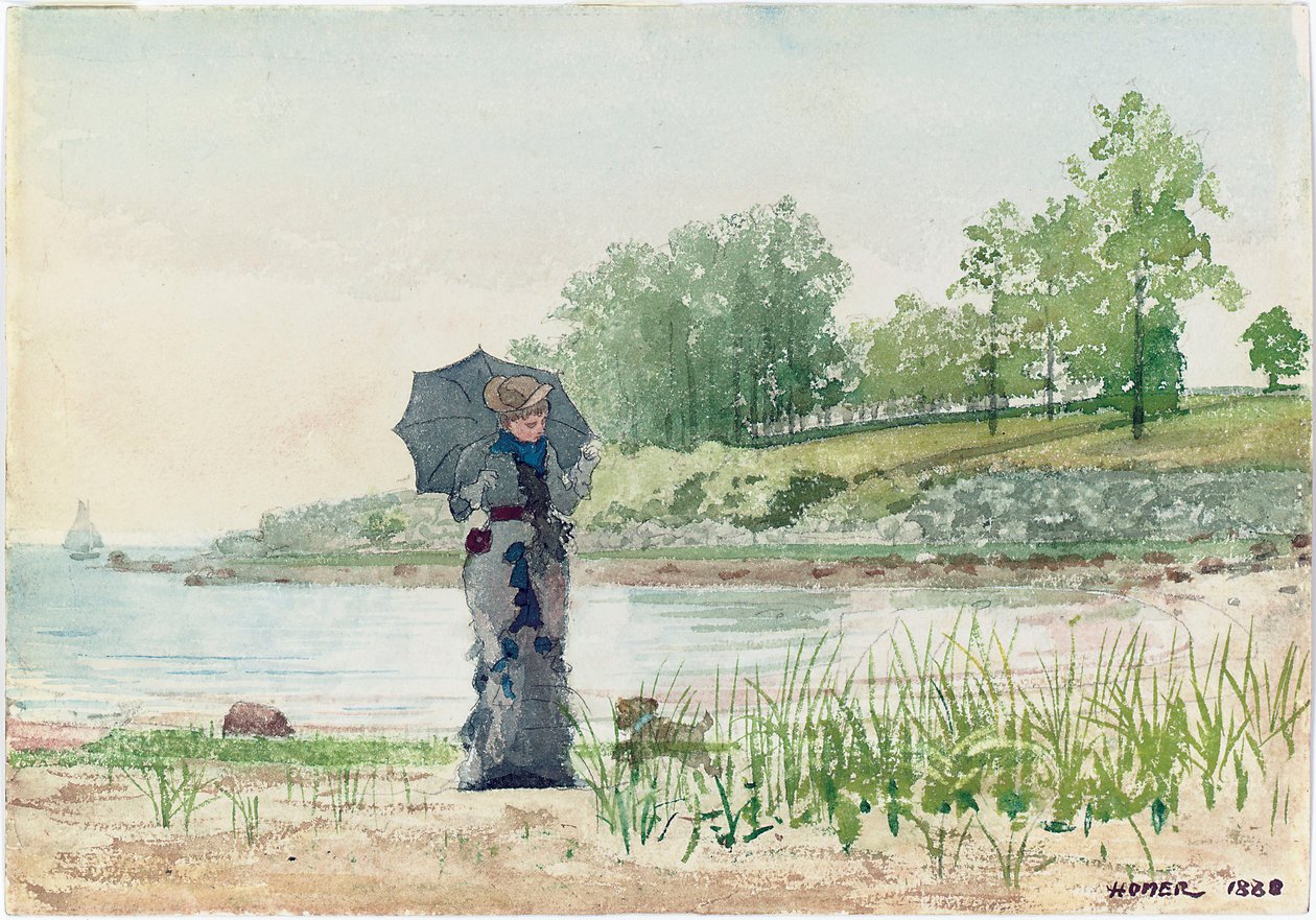 Nuori nainen, 1880 tekijältä Winslow Homer
