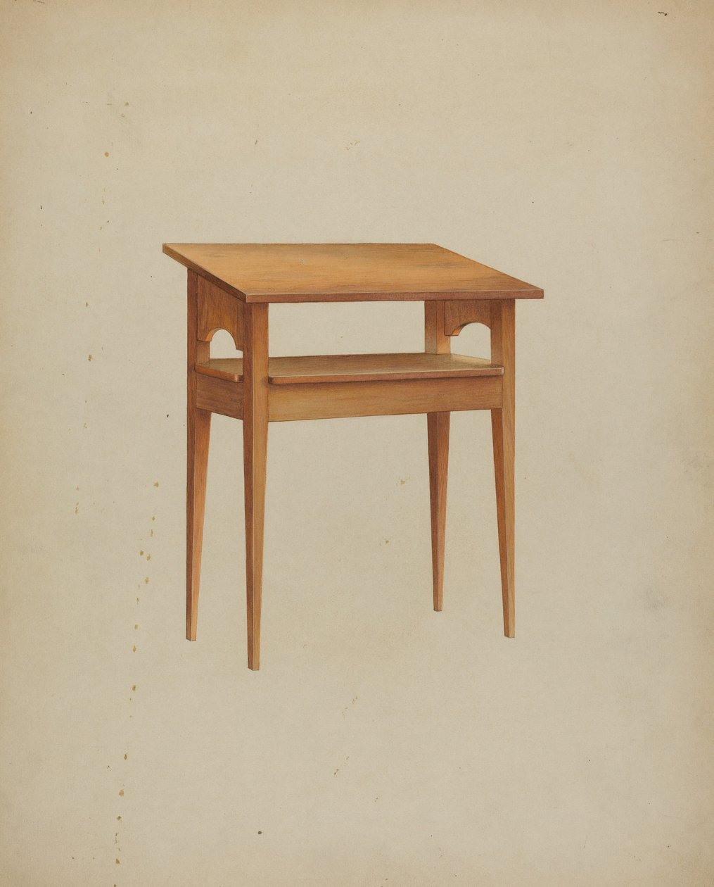 Shaker-ruokapöytä, c. 1937. tekijältä Winslow Rich
