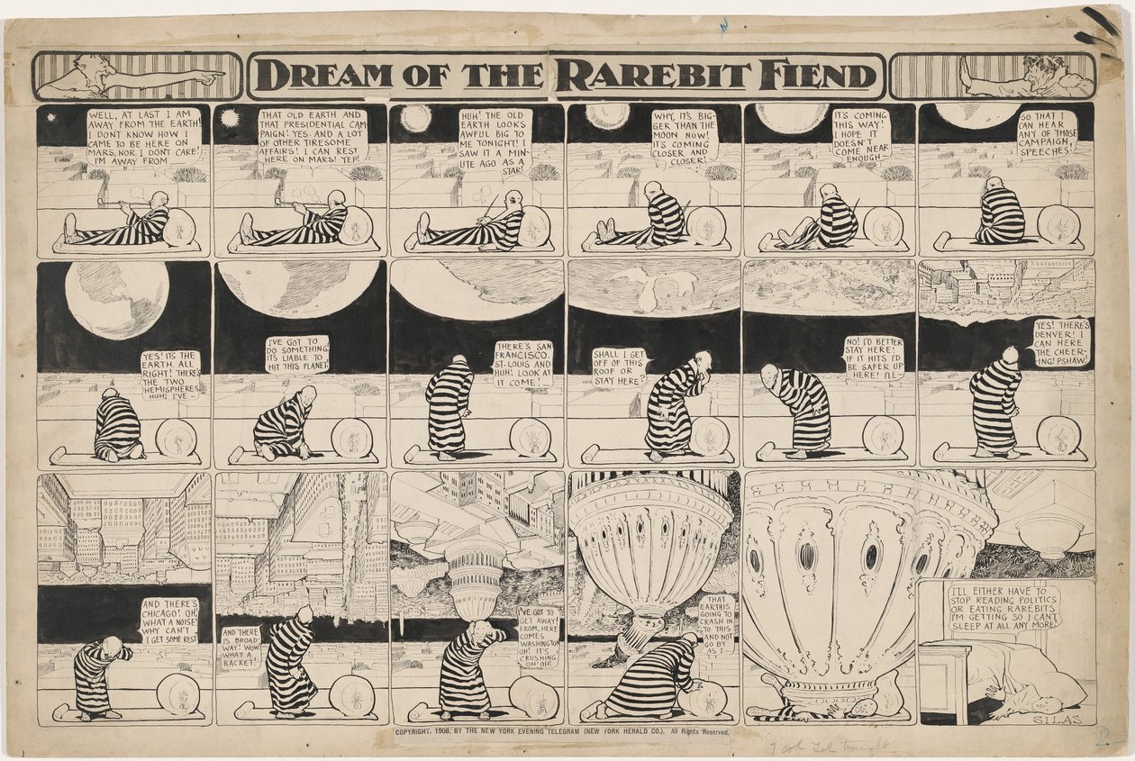 Harvinaisen paholaisen unelma: Tässä tulee Washington tekijältä Winsor McCay
