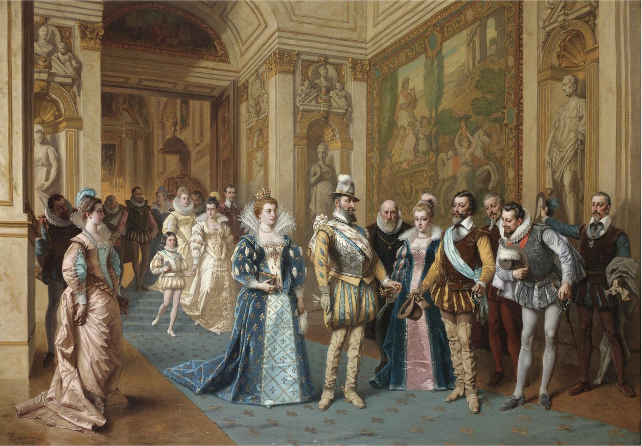 Henry IV ja Marie de Medici tekijältä Wladyslaw Bakalowicz
