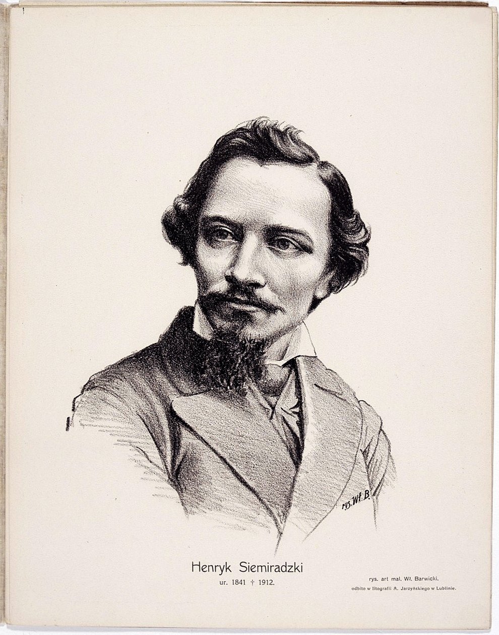 Henryk Siemiradzki 1843-1902, 1917 tekijältä Wladyslaw Barwicki